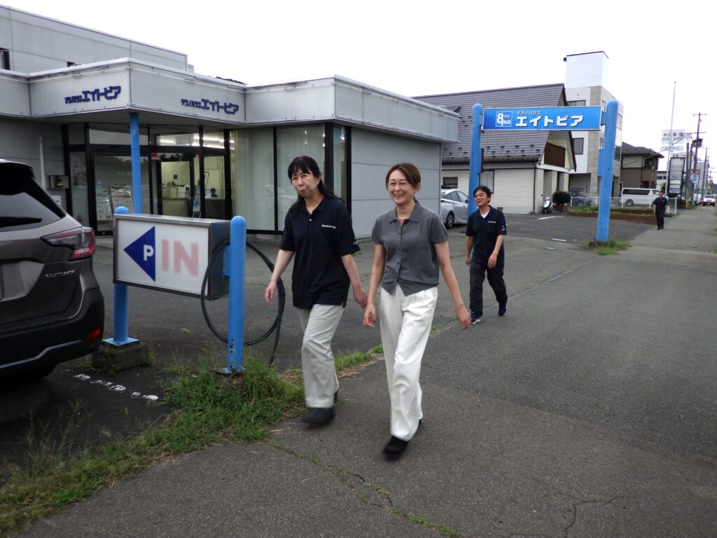 ウォーキングの様子_盛岡2